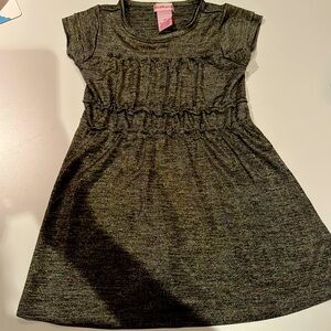 EUC Design History Gunmetal Adorable Dress Sz 3